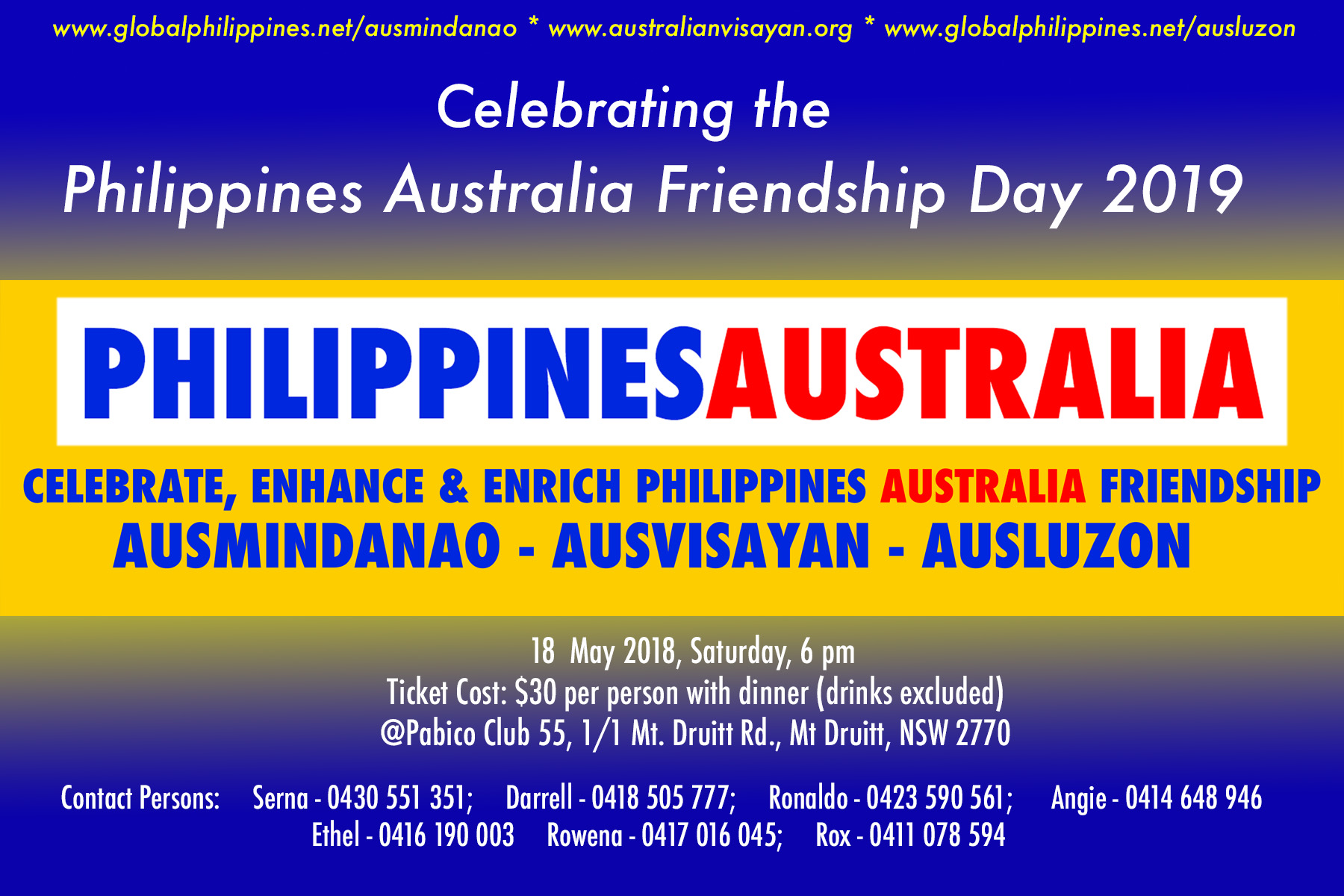 Philippines Australia Friendship Day 2019